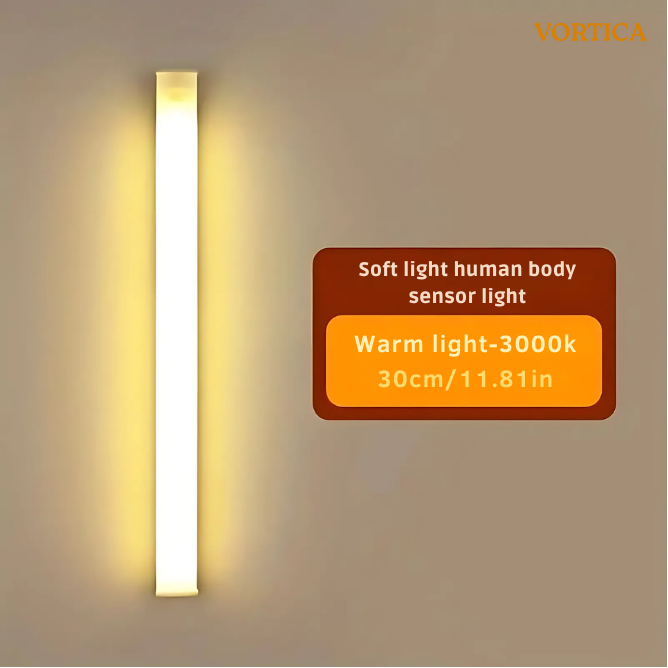 VORTICA GlowGuard Motion Sensor Light - Sees You Before You Stumble, Lighting Dark Halls, Midnight Kitchen Trips And Hidden Cupboard Corners In Silence.