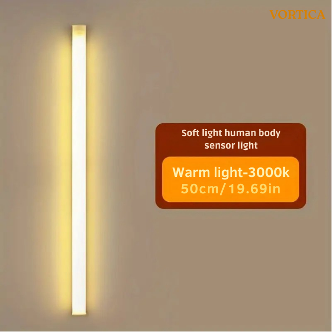 VORTICA GlowGuard Motion Sensor Light - Sees You Before You Stumble, Lighting Dark Halls, Midnight Kitchen Trips And Hidden Cupboard Corners In Silence.