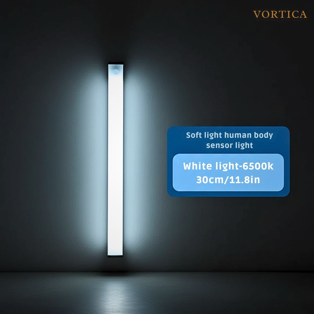 VORTICA GlowGuard Motion Sensor Light - Sees You Before You Stumble, Lighting Dark Halls, Midnight Kitchen Trips And Hidden Cupboard Corners In Silence.